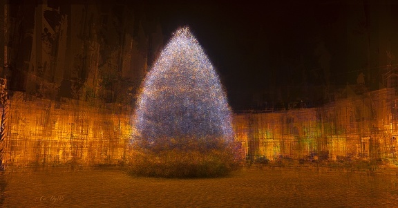 Senlis sapin de Noël effet Mulhoff